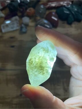 Genuine hanksite double terminated crystal